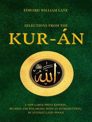 cover image of Selections from the Kur-án